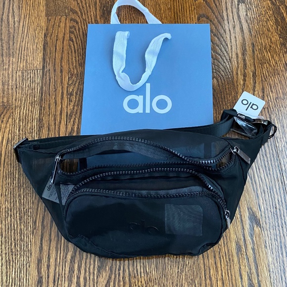NWT ALO Sheer Fanny Pack - Black - Picture 6 of 12